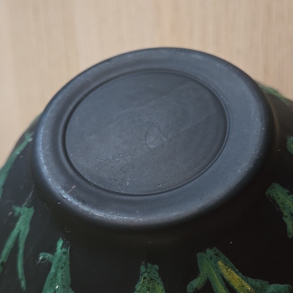 Rare Tiffin Black Amethyst Chrysanthemum Vase 1930s - Picture 4 of 7